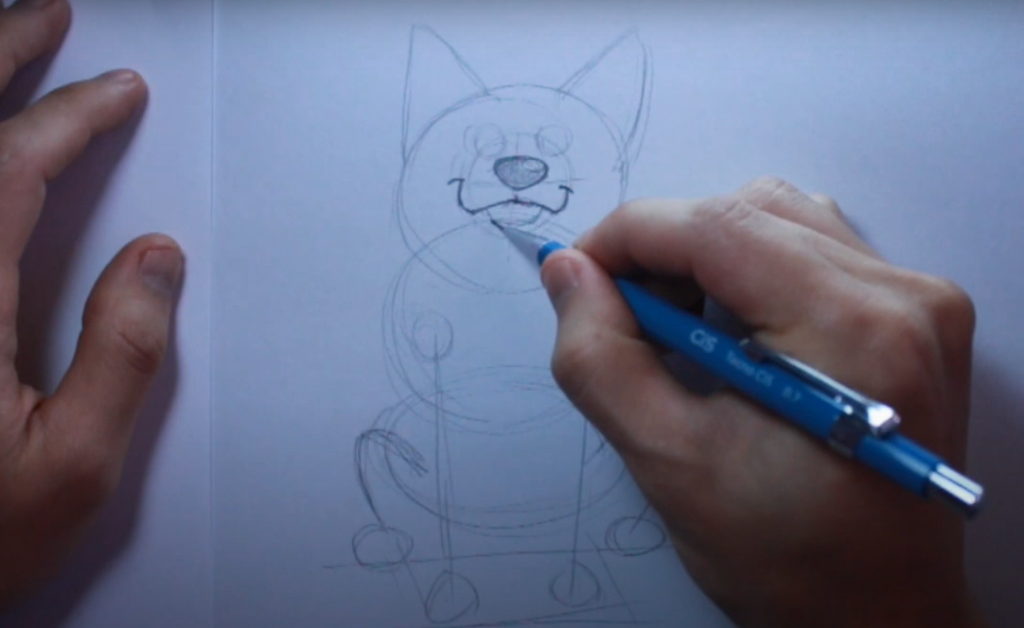 Tutorial: Como desenhar um cachorro fácil