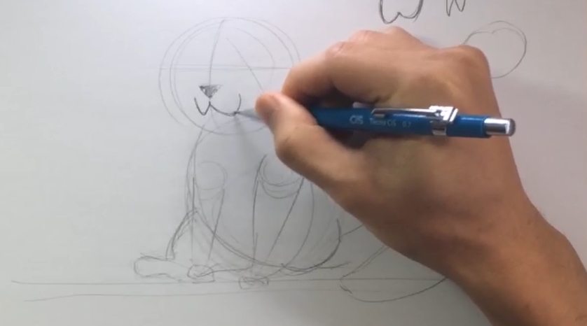 Como desenhar um gato preto  Tutorial de desenho passo a passo