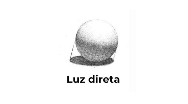 luz direta no desenho