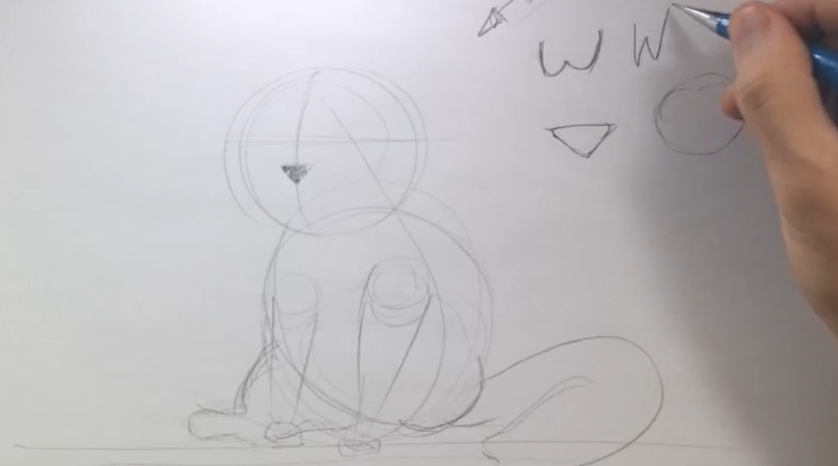 Tutorial de Desenho Mewtwo