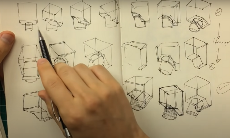 É preciso ter dom para desenhar? Aprenda a desenhar usando formas  geométricas simples – Blog da AreaE