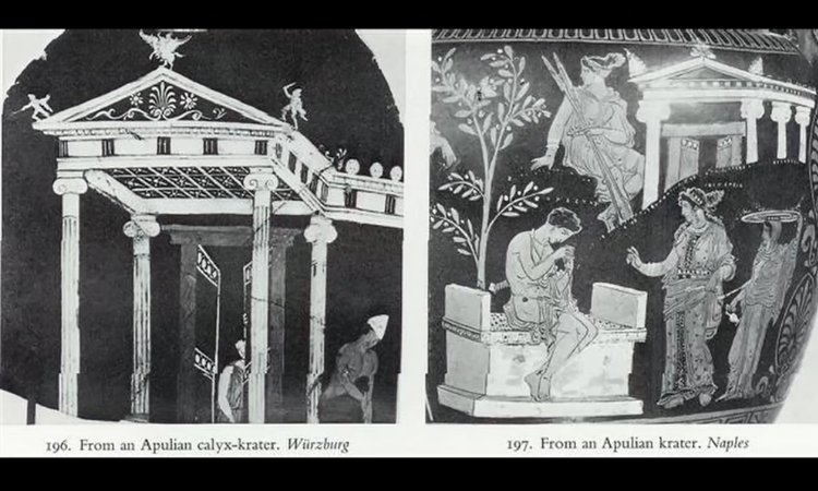 Pintura em vaso de cerâmica dos gregos
